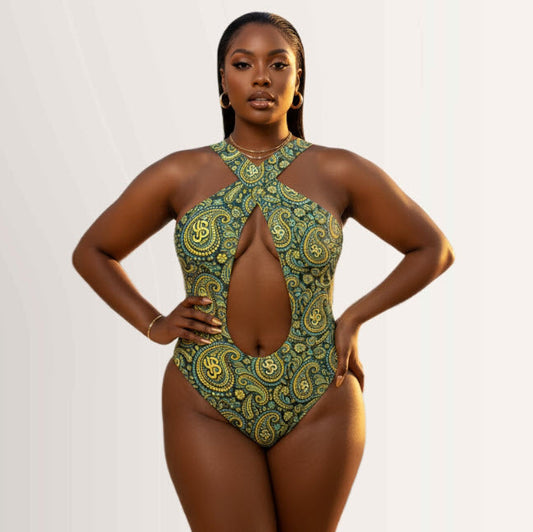 YBP Cocktails Collection Crossfire One-Piece Swimsuit
