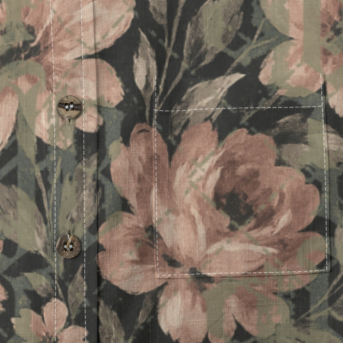 YBP Midnight Bloom Boys Camp Shirt | Cotton Floral Button-Up