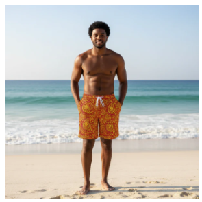 YBP Cocktails Collection Waveform Swim Trunks