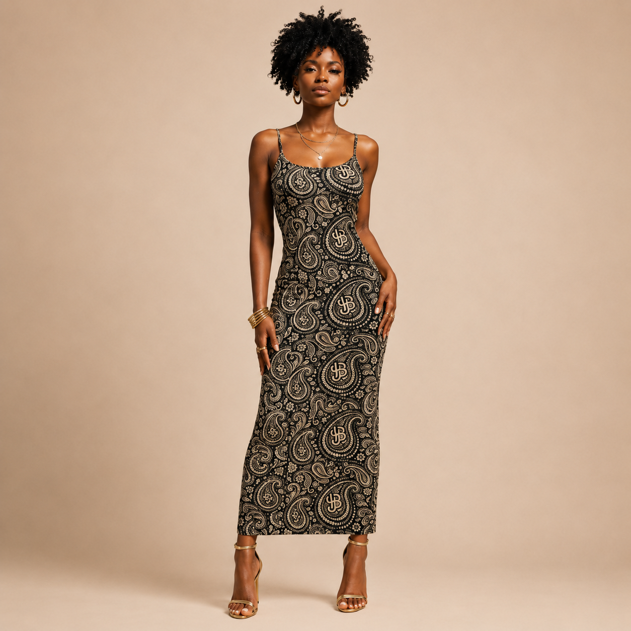 YBP Cocktails Collection Mesh Maxi Dress – Spaghetti Strap Sheer Statement Dress