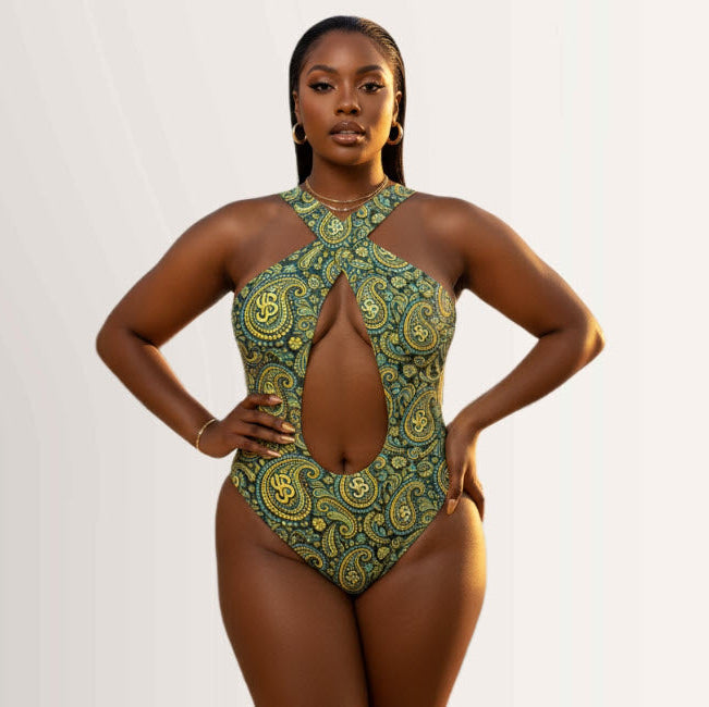YBP Cocktails Collection Crossfire One-Piece Swimsuit