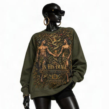 FORBIDDEN | In His Image Oversized Sweatshirt