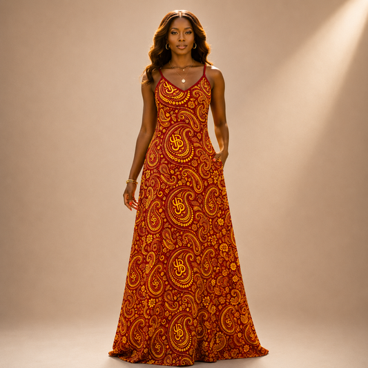 YBP Cocktails Collection Sunset Flow Maxi Dress