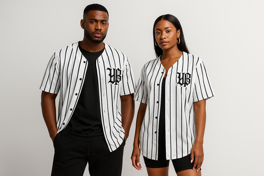 YBP Signature Pinstripe Baseball Jersey