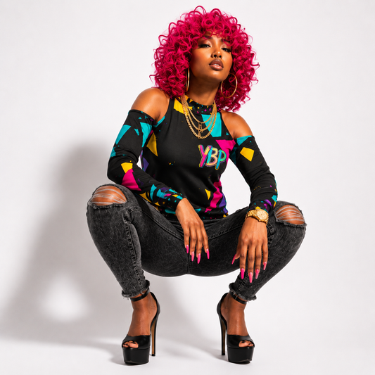 Golden Era Cold Shoulder Sweatshirt