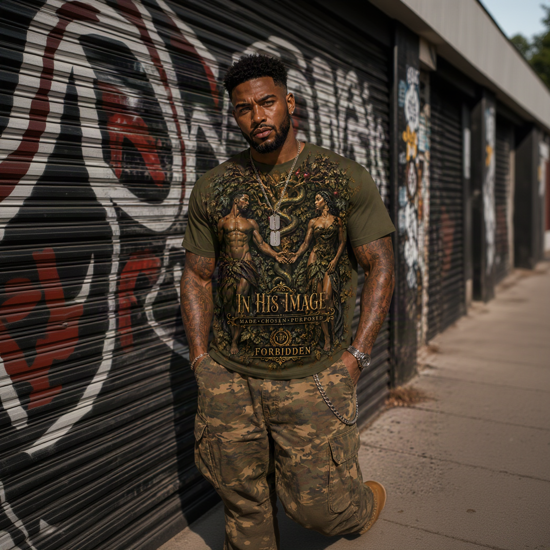 FORBIDDEN | In His Image Heavyweight Oversized Tee