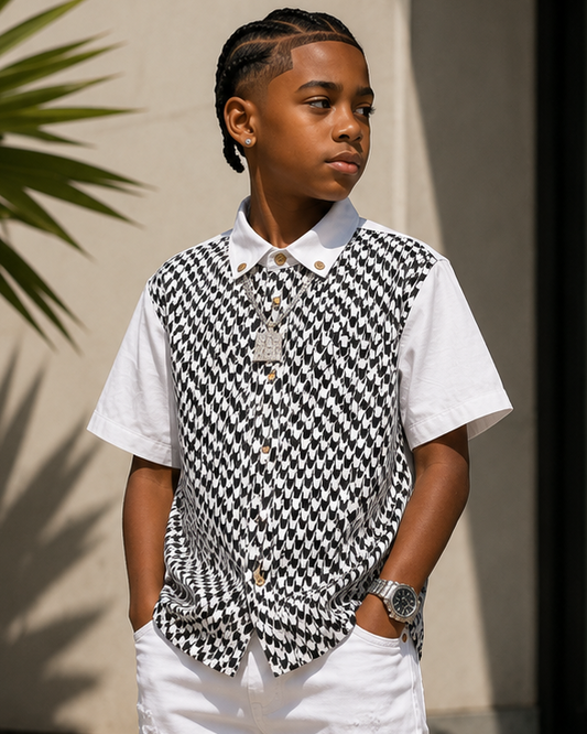 YBP Heirloom Boys Camp Shirt | Premium Cotton Button-Up