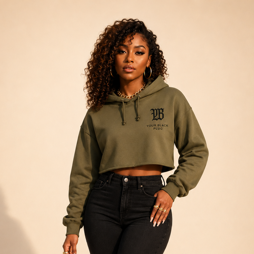 YBP Signature Cropped Hoodie