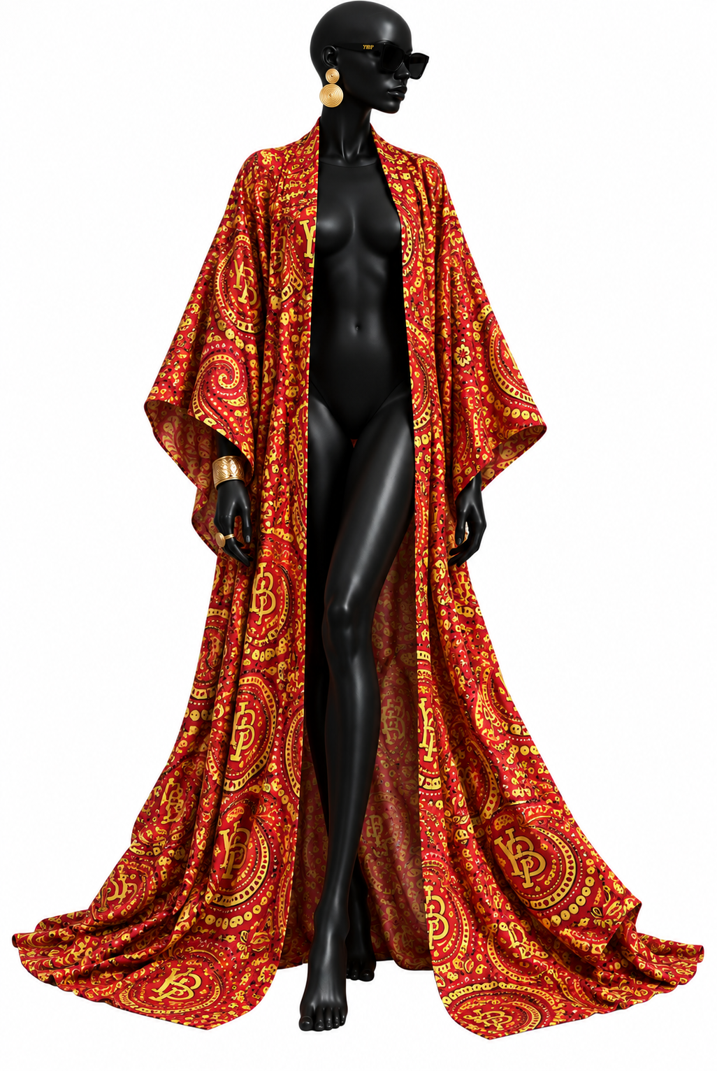 YBP Cocktails Satin Kaftan