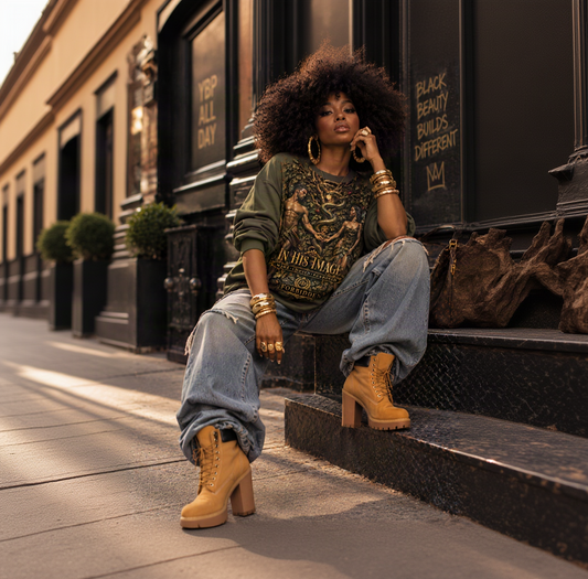 FORBIDDEN | In His Image Oversized Sweatshirt