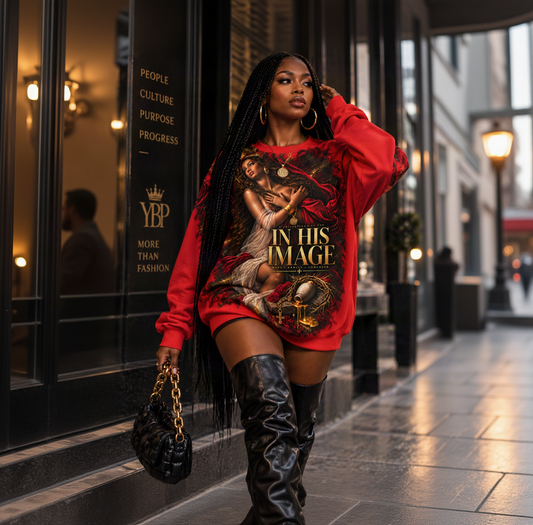 THE WITNESS | In His Image Oversized Sweatshirt