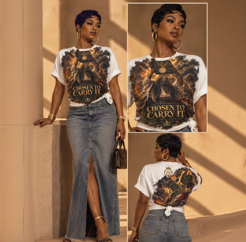 CHOSEN TO CARRY IT | In His Image Heavyweight Oversized Tee