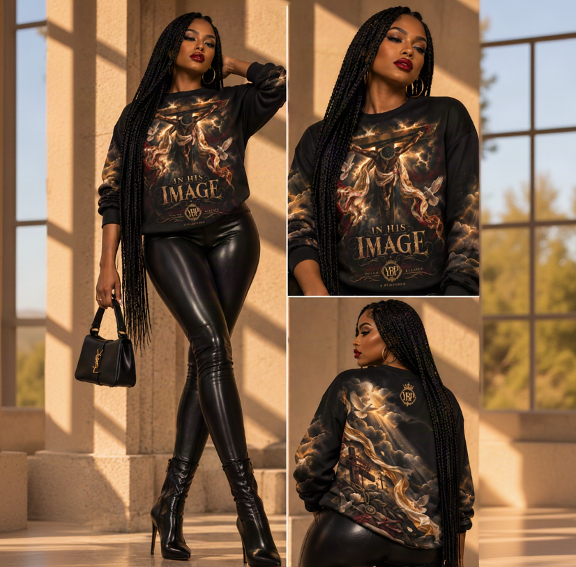 REFLECTION | In His Image Oversized Sweatshirt