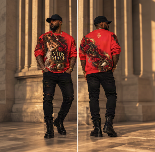 THE WITNESS | In His Image Oversized Sweatshirt