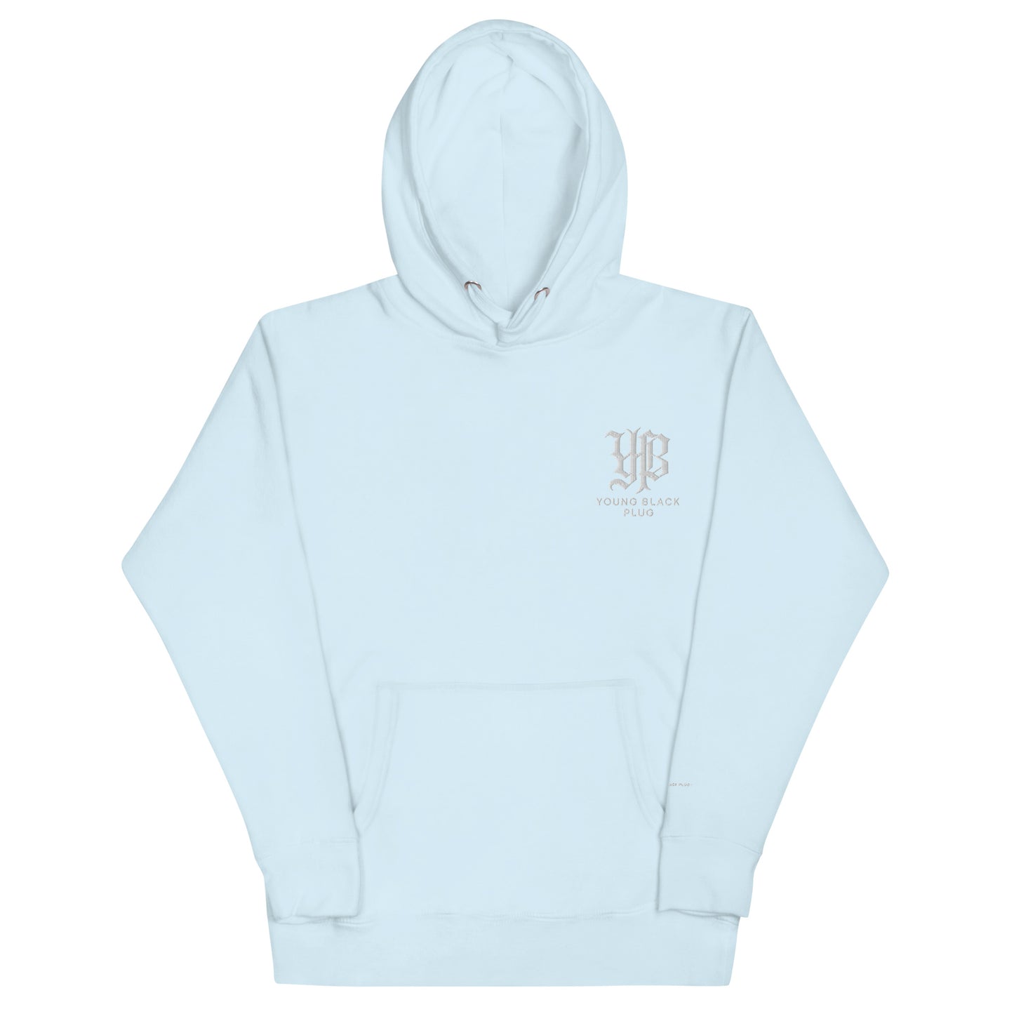 YBP heavyweight cotton streetwear hoodie mockup
