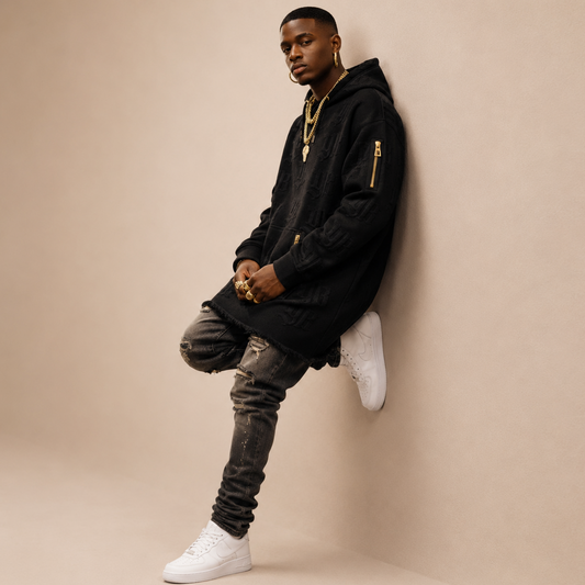 The Plug Standard - Men's Monogram Hoodie