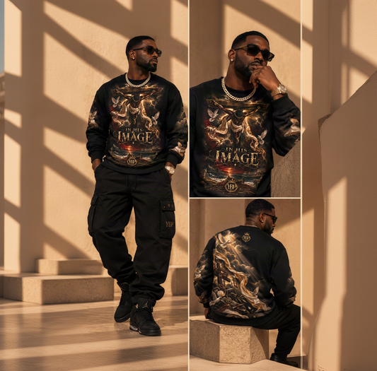 THE SACRIFICE | In His Image Oversized Sweatshirt