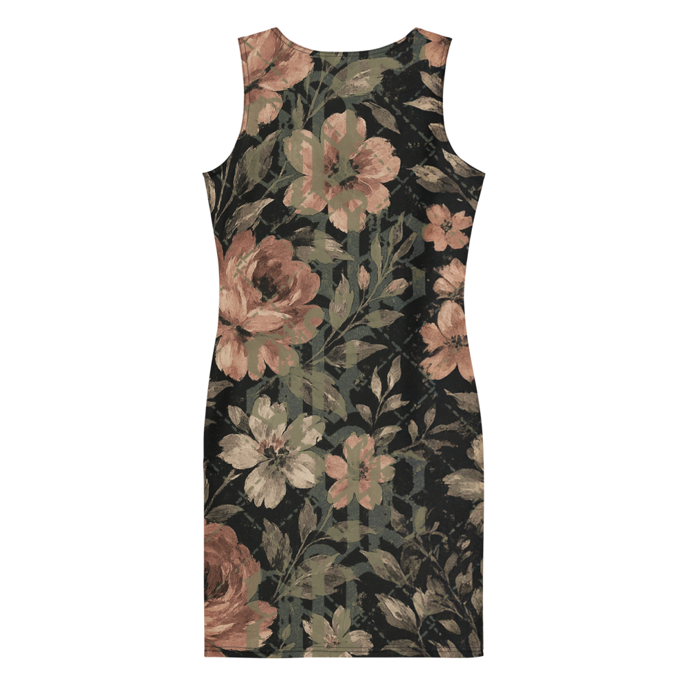 YBP Midnight Bloom Bodycon Dress