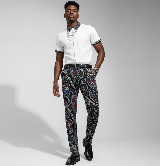 YBP Dynasty Men's Dress Pants – Black Steel