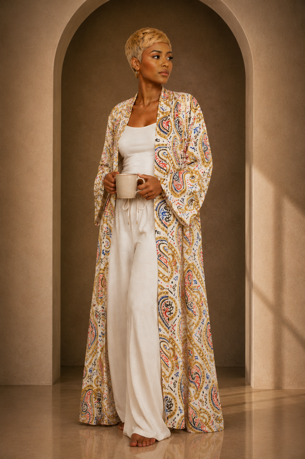 YBP Dynasty Satin Kaftan
