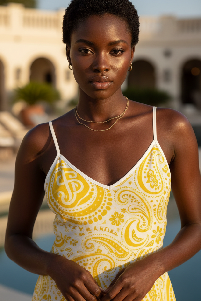 YBP Cocktails Collection Sunset Flow Maxi Dress