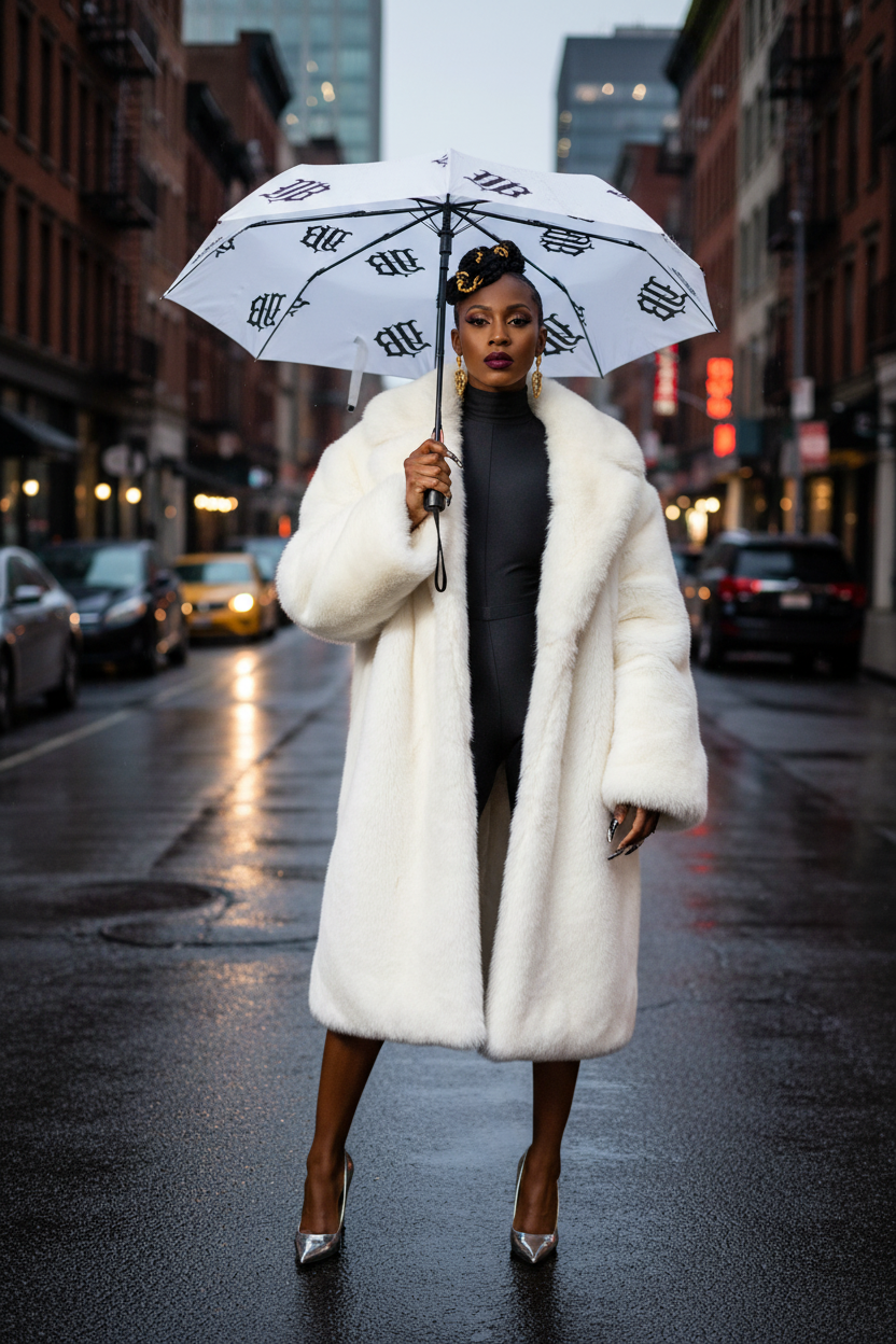 YBP Signature Collection Monogram Umbrella