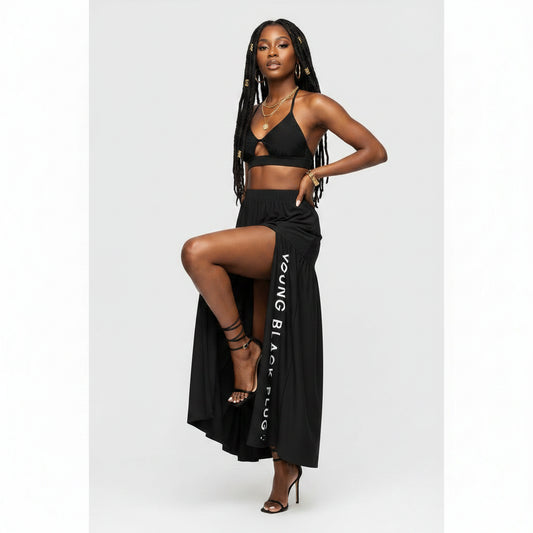 Signature Side Slit Bikini Skirt Set