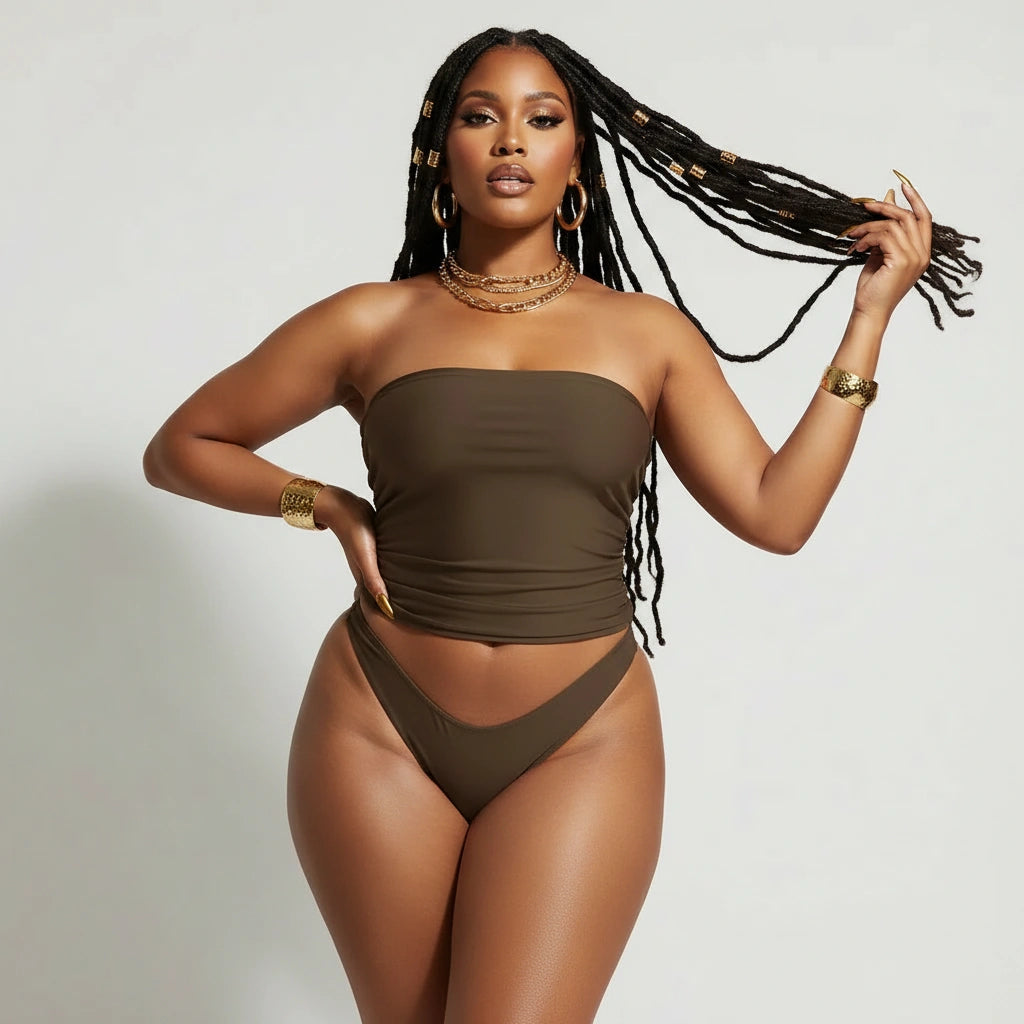 Signature Strapless Tube Top Set