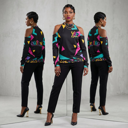 Golden Era Cold Shoulder Sweatshirt
