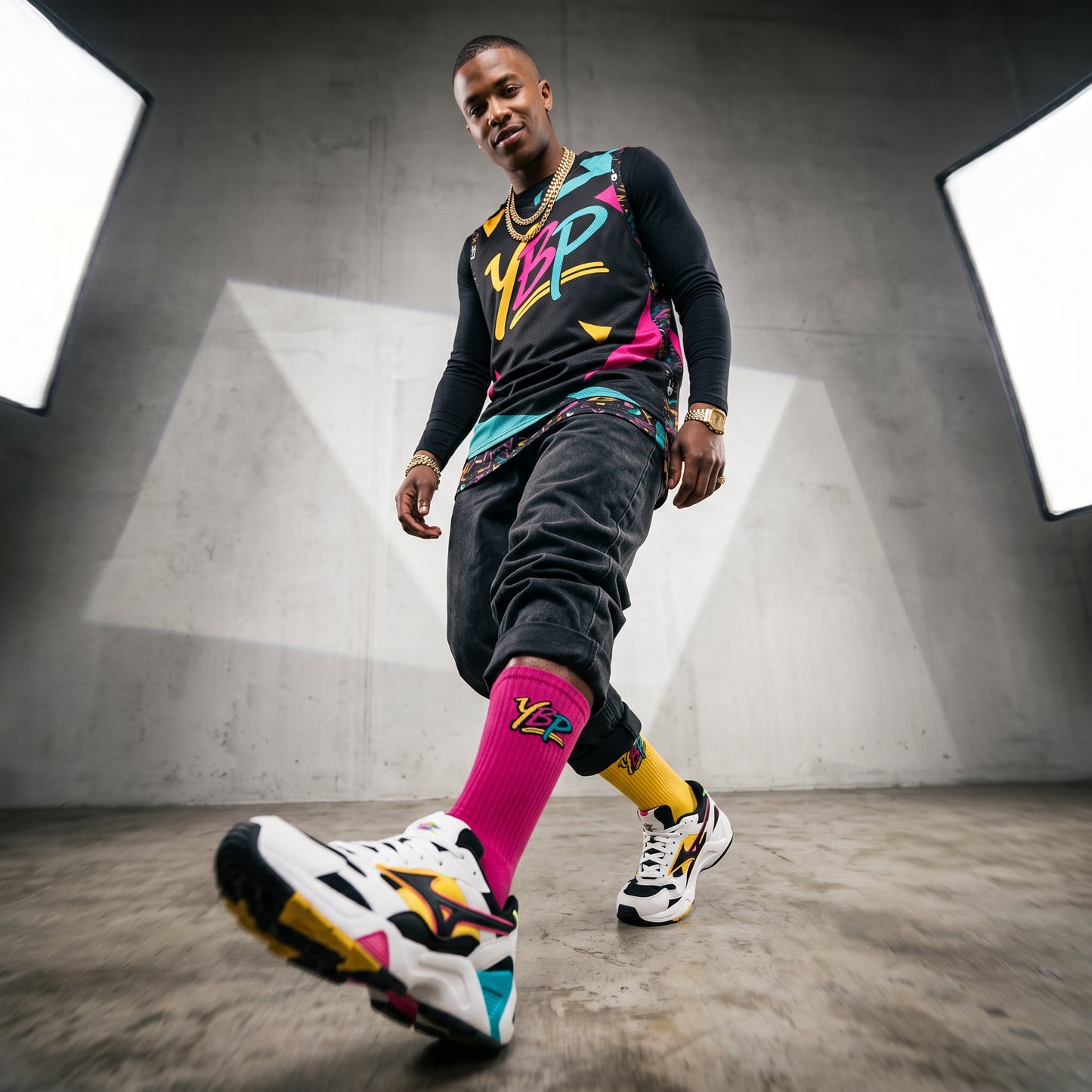Golden Era Mismatch Crew Socks