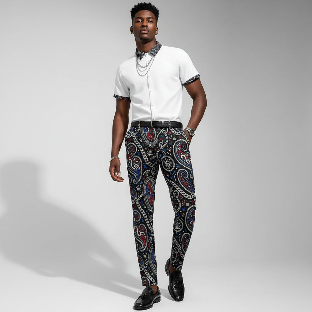 YBP Dynasty Trim Collar Shirt