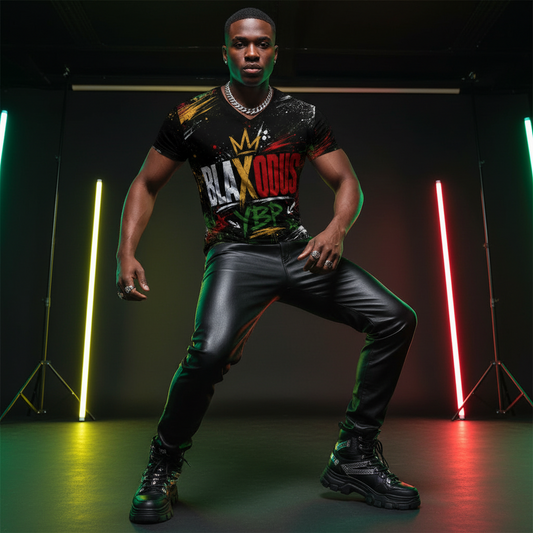 YBP Blaxodus Performance V-Neck T-Shirt