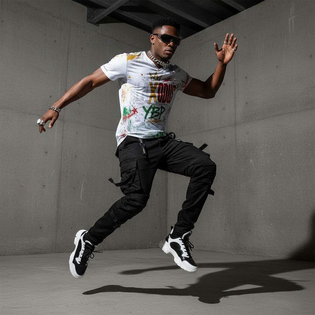 YBP Blaxodus Performance V-Neck T-Shirt