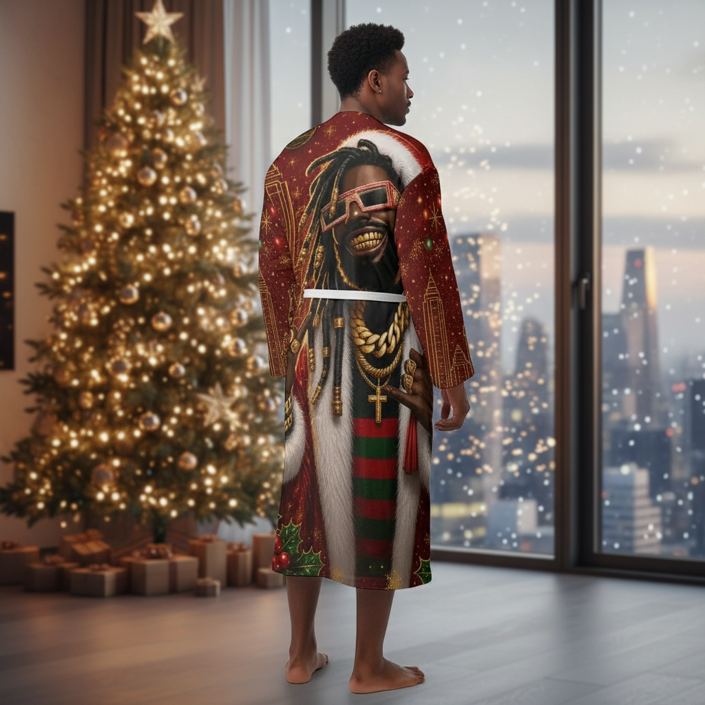 YBP Sanna From Allanna Men’s Fur-Lined Holiday Robe