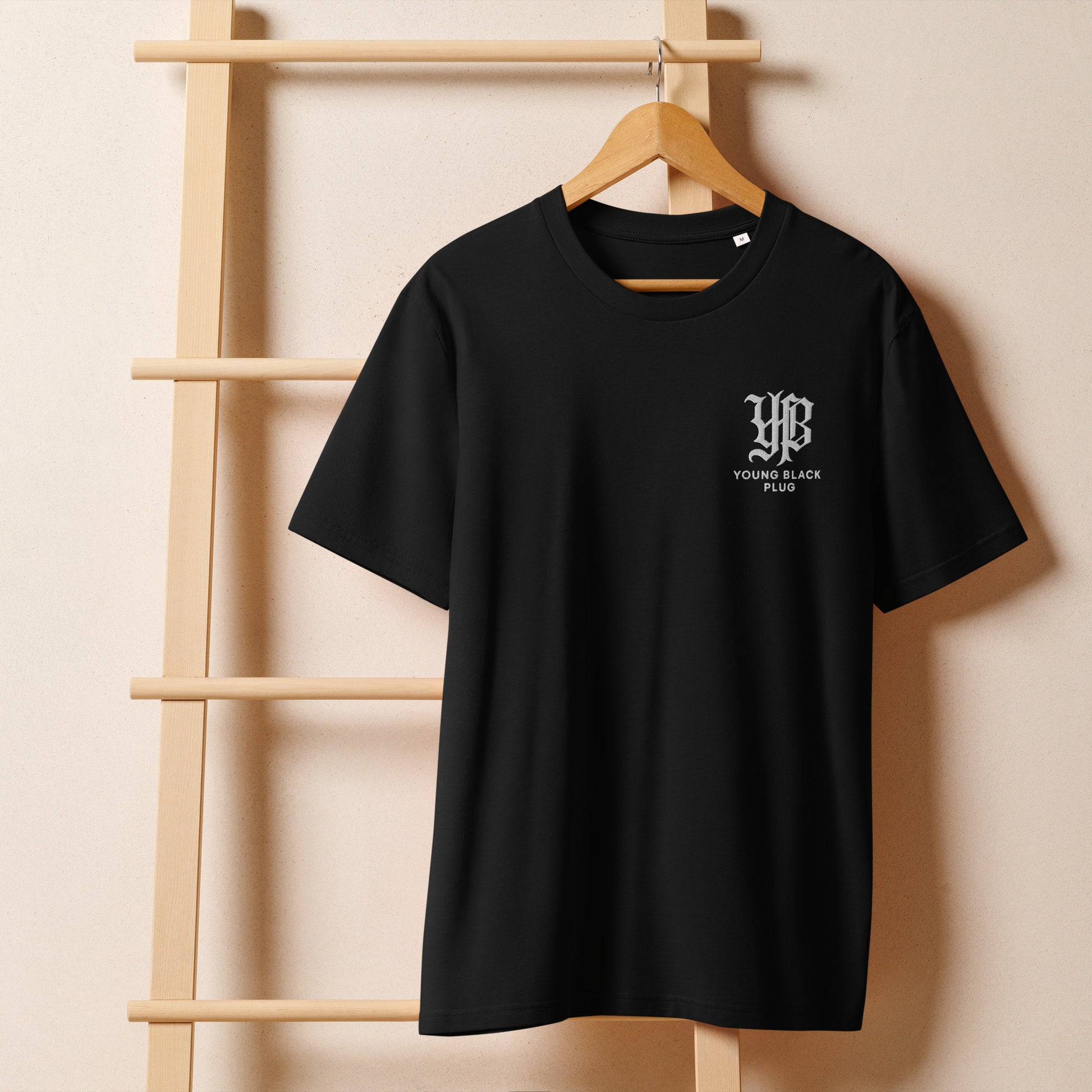 ybp embroidered streetwear t shirt
premium streetwear tee YBP
black embroidered t shirt streetwear