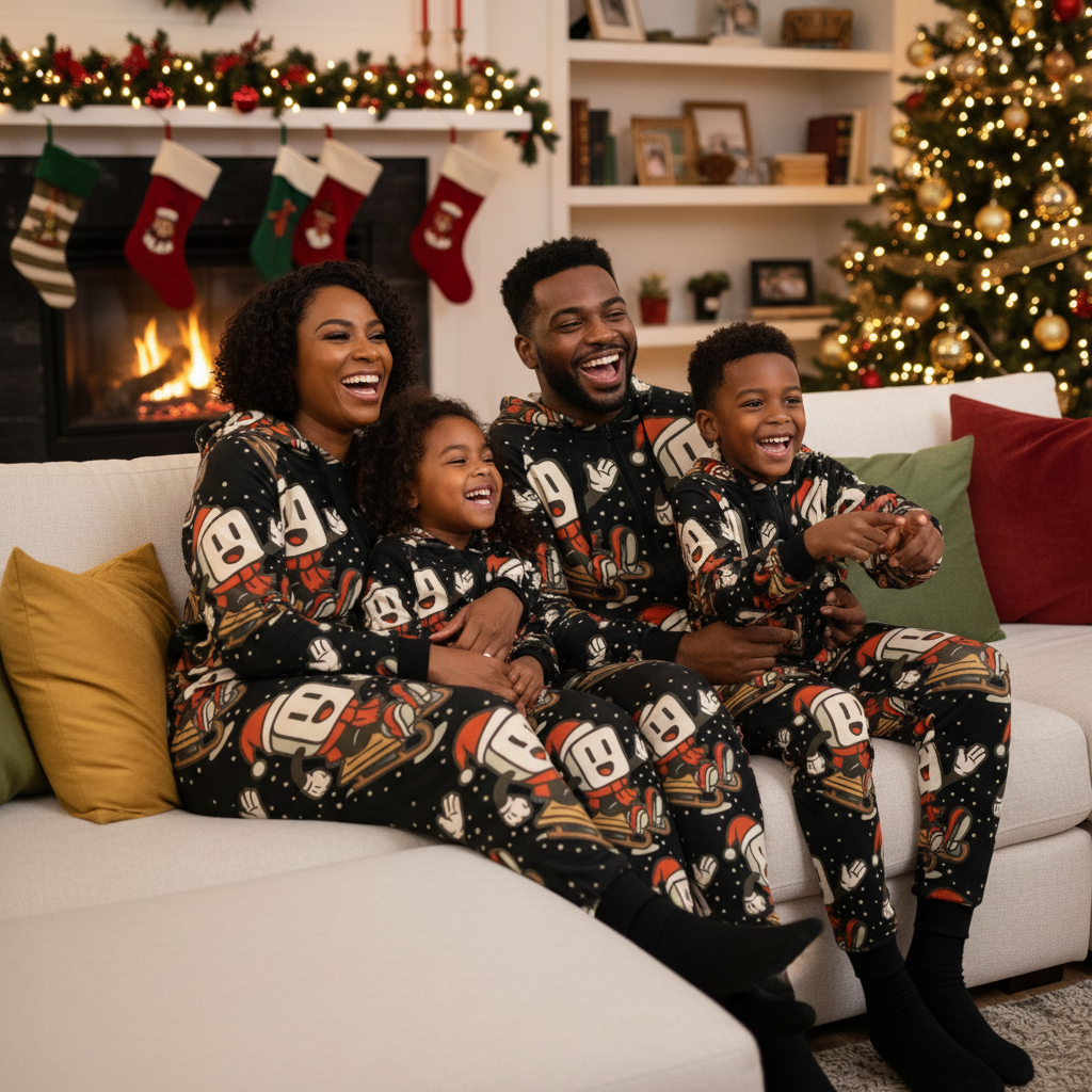 YBP Family Christmas "Hoodsie" Pajamas