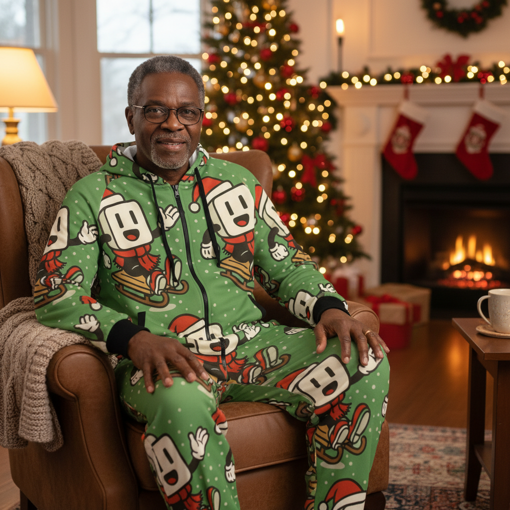 YBP Family Christmas "Hoodsie" Pajamas