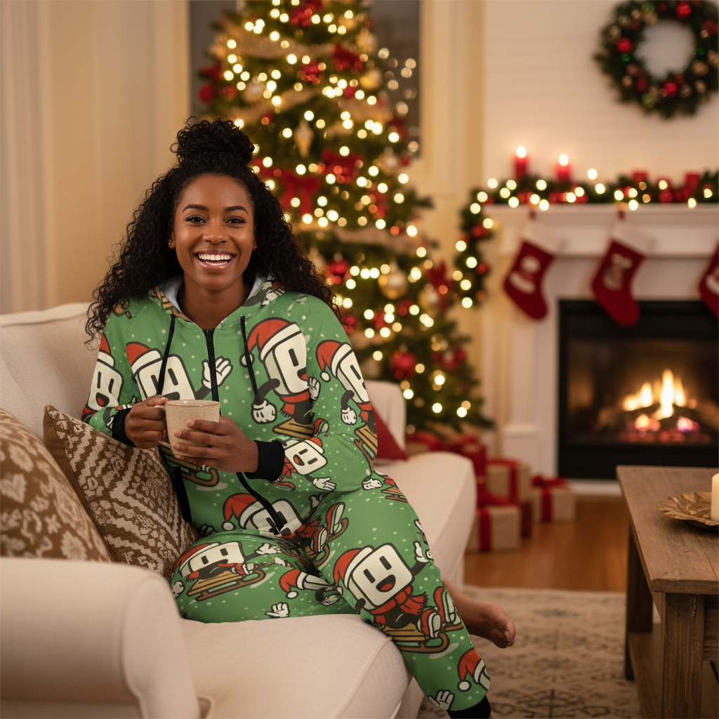 YBP Family Christmas "Hoodsie" Pajamas