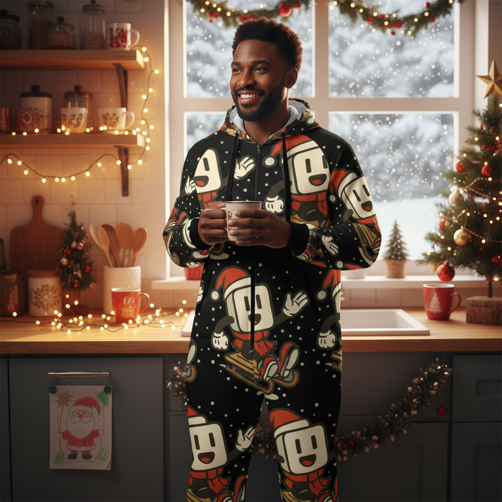YBP Family Christmas "Hoodsie" Pajamas