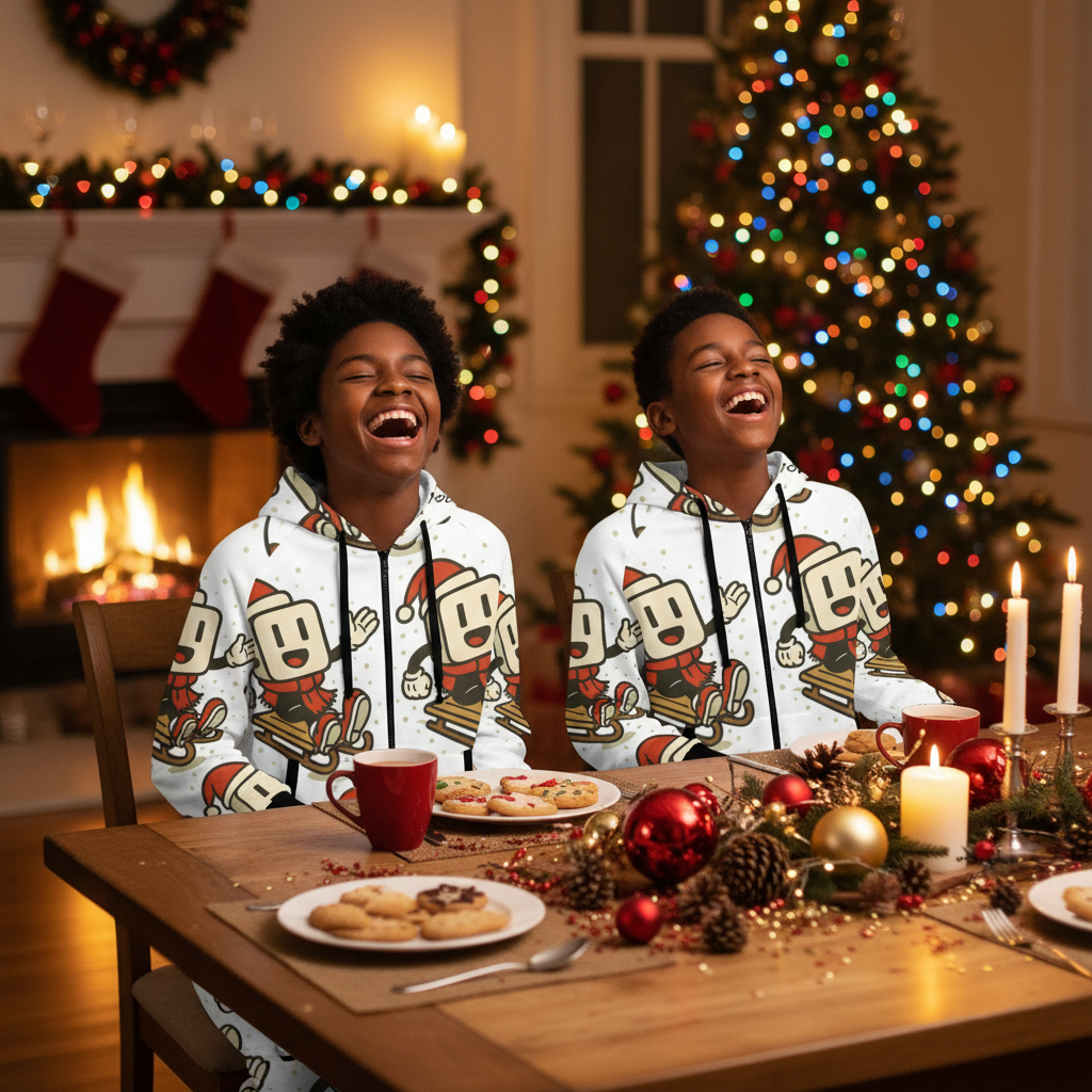 YBP Family Christmas "Hoodsie" Pajamas