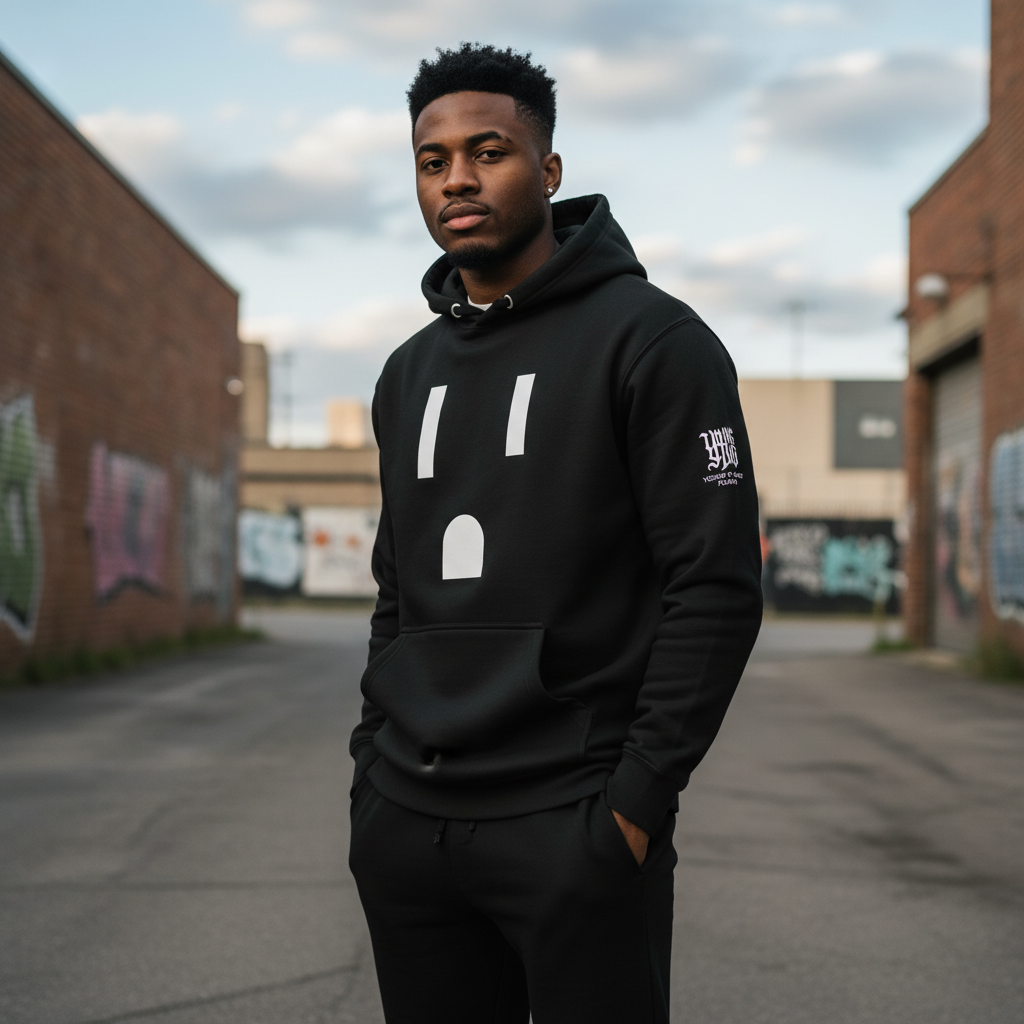 YBP “The Plug” Black Hoodie