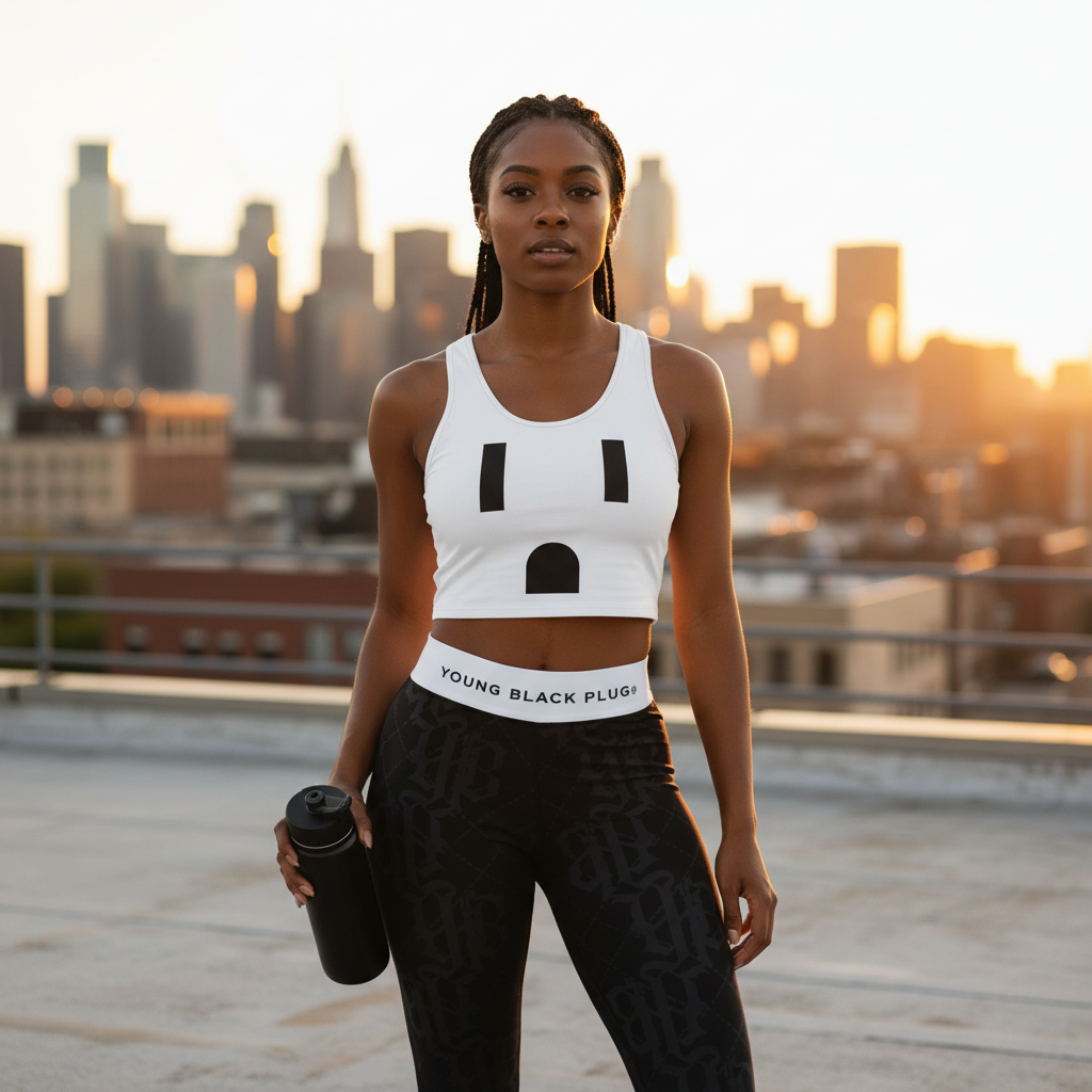 YBP Ladies “The Plug” Crop Top