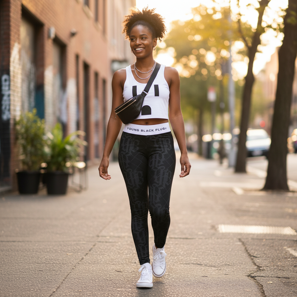 YBP Ladies “The Plug” Crop Top