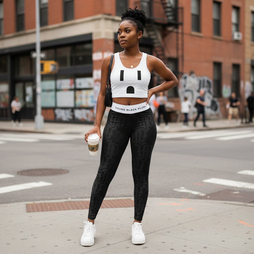 YBP Ladies “The Plug” Crop Top