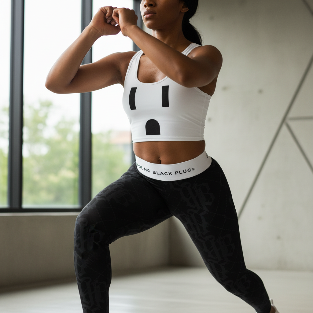 YBP Ladies “The Plug” Crop Top