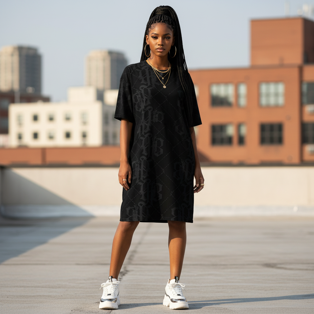 YBP Argyle “BFT” Dress