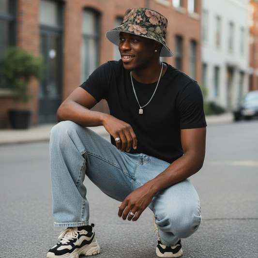 YBP "Midnight Bloom" Bucket Hat