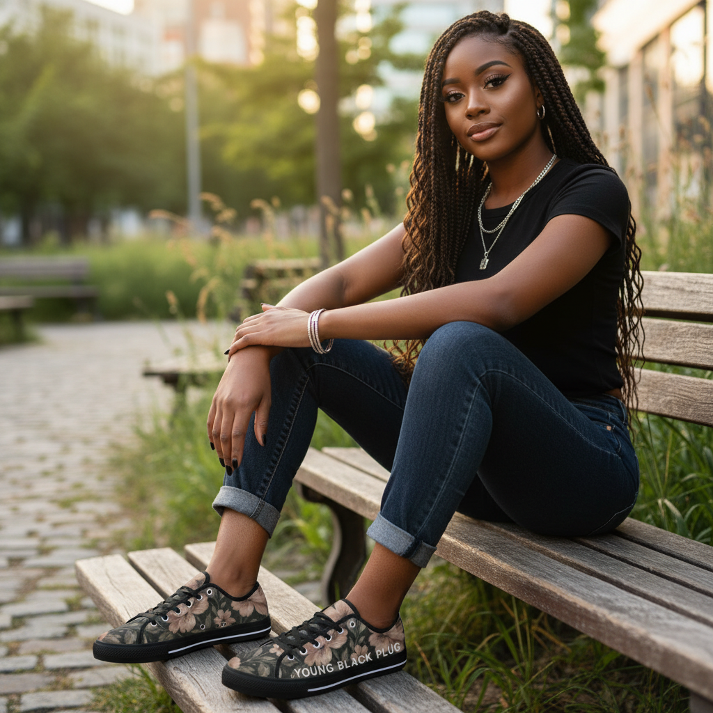 Midnight Bloom X-Court Low