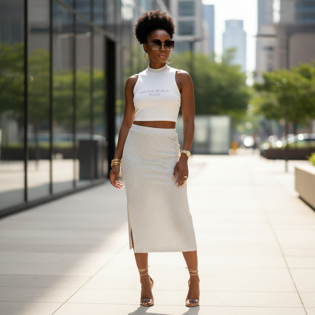 women's streetwear contour set from the YBP Heirloom Collection