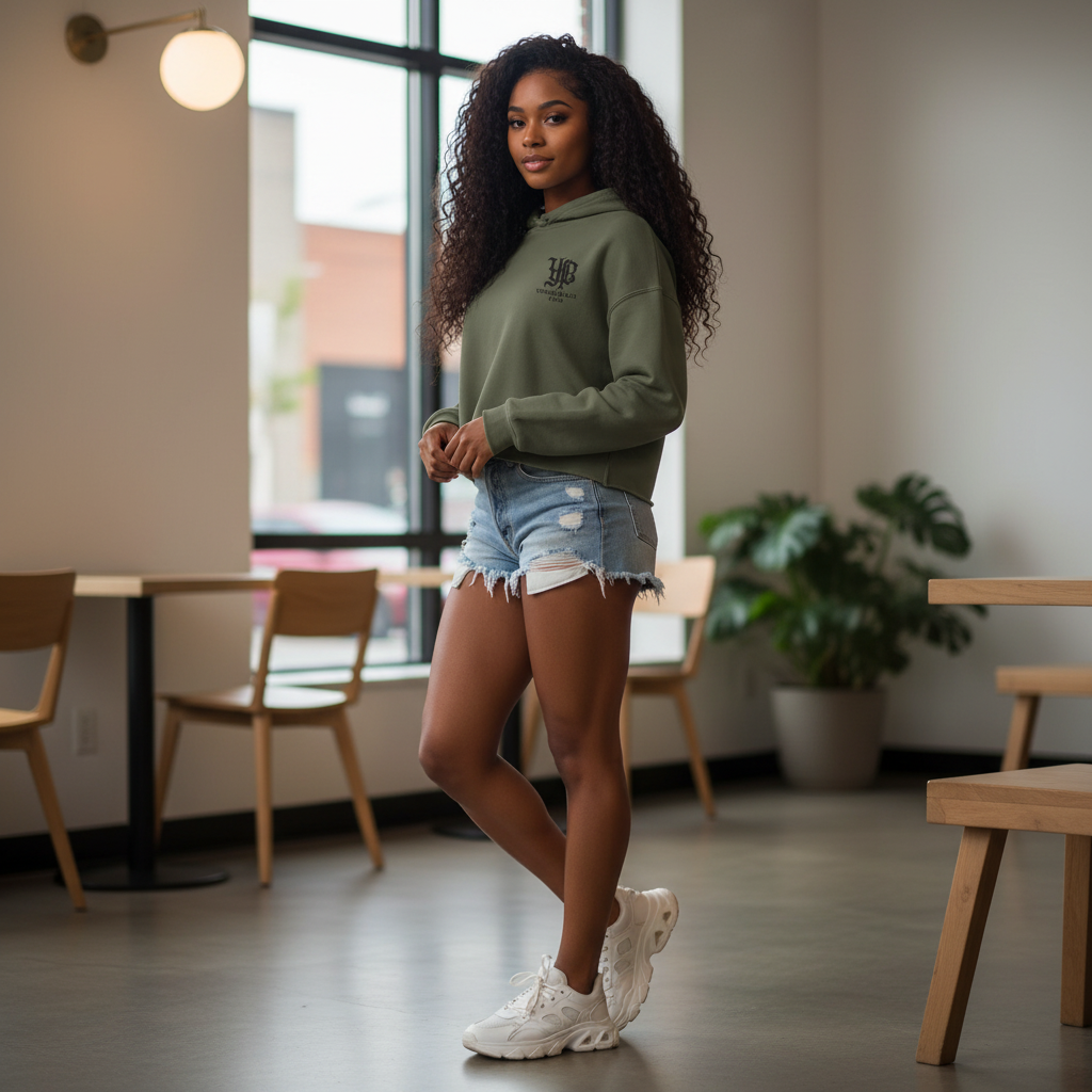 women cropped streetwear hoodie
ybp embroidered cropped hoodie
streetwear crop hoodie womens fashion